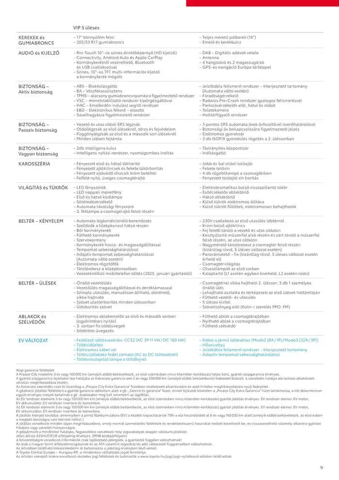 Katalógus Toyota Új Proace City Verso ICE január 25.-tól január 25.-ig 2026. - Oldal 9