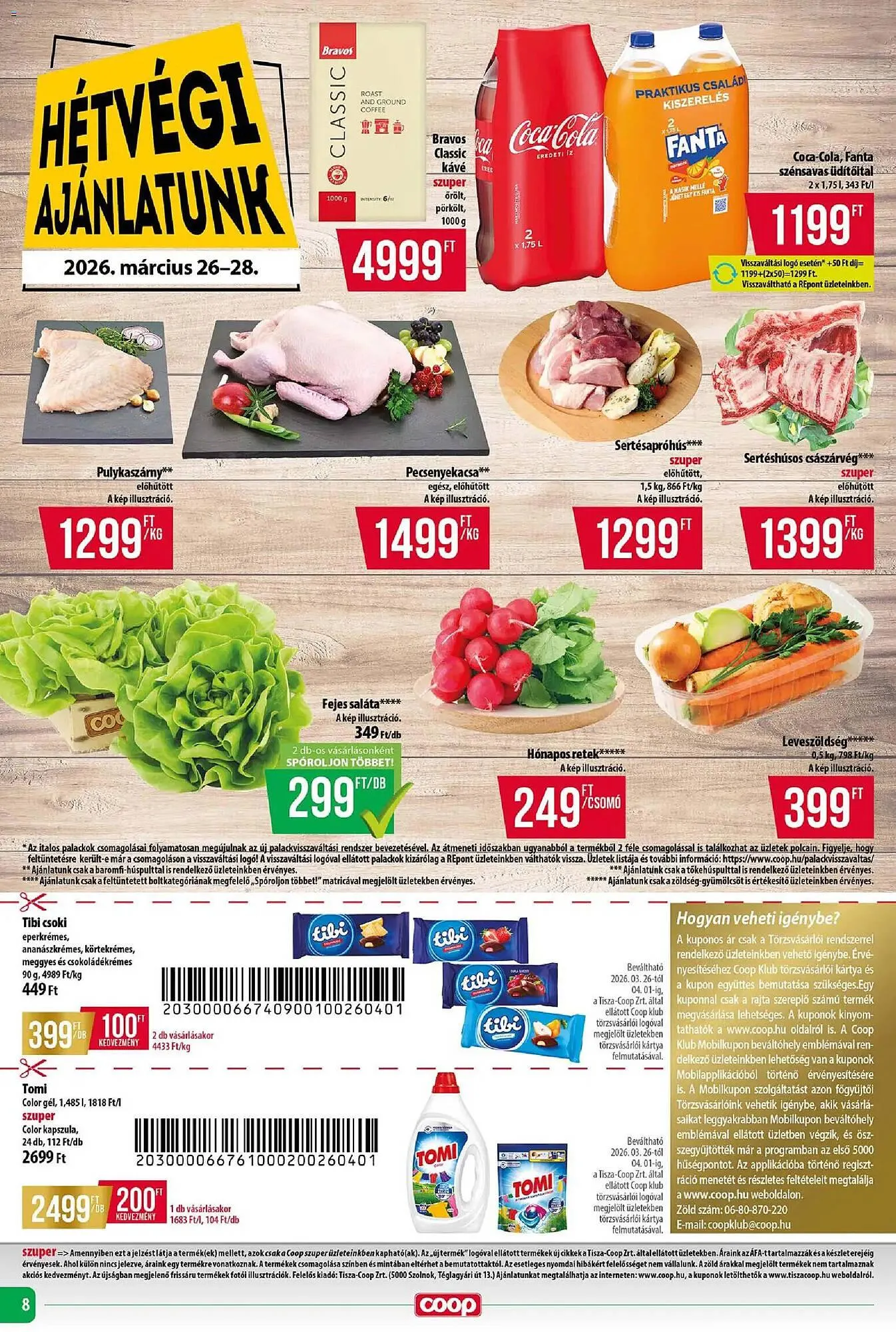 Katalógus Coop akciós újság március 26.-tól április 1.-ig 2026. - Oldal 8