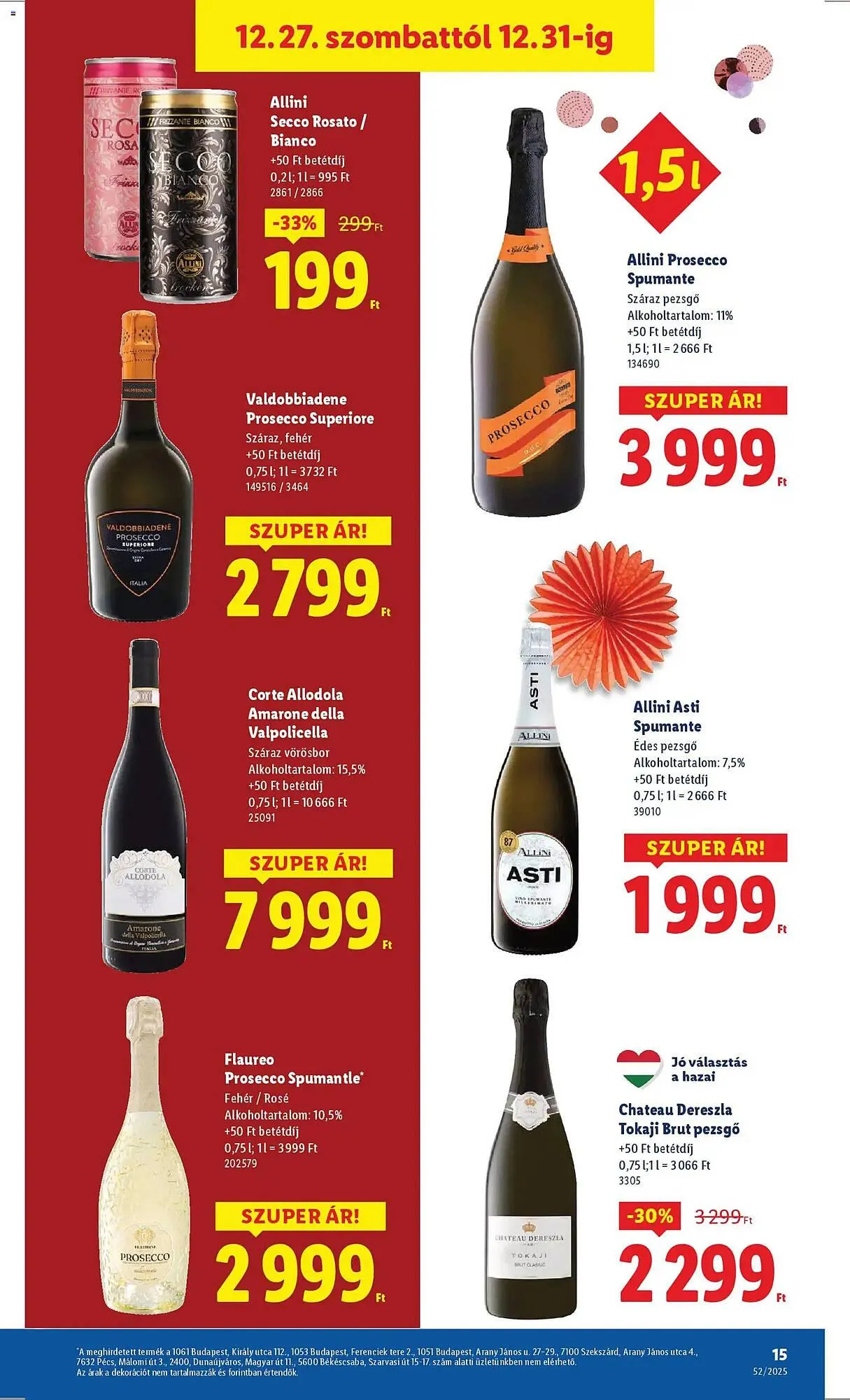 Katalógus Lidl akciós újság december 27.-tól december 31.-ig 2025. - Oldal 15