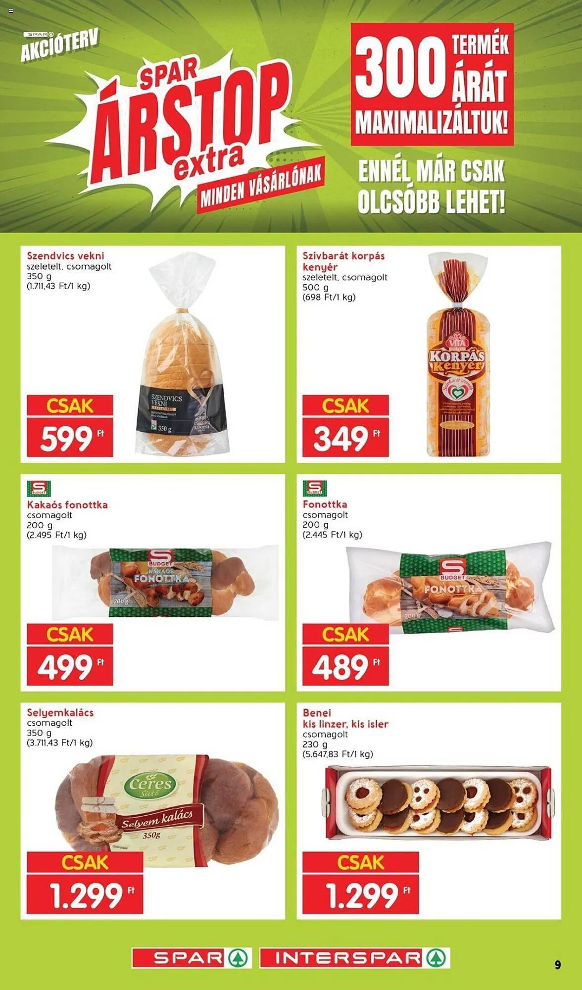 Katalógus Spar akciós újság június 1.-tól július 31.-ig 2023. - Oldal 9