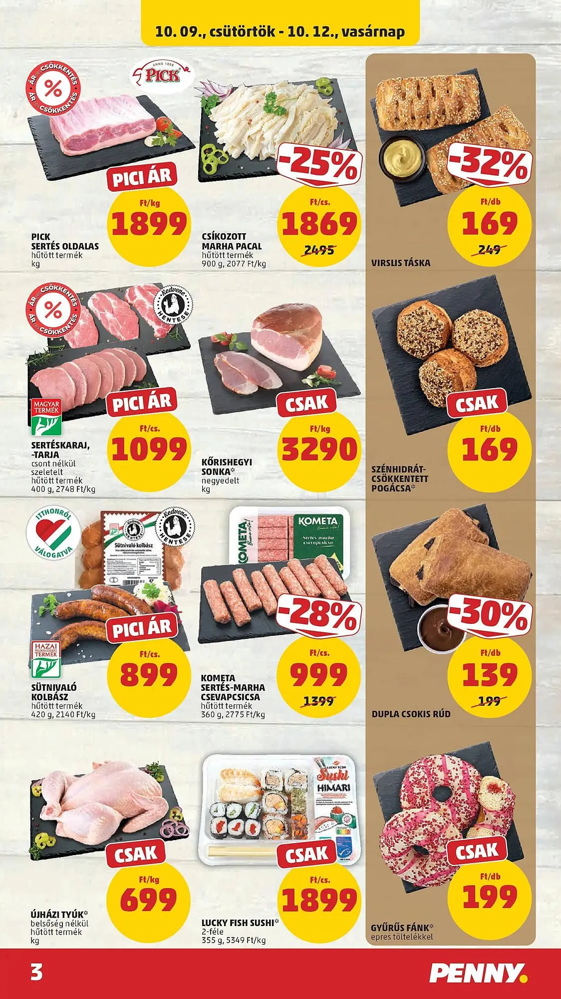 Katalógus PENNY akciós újság október 9.-tól október 15.-ig 2025. - Oldal 3