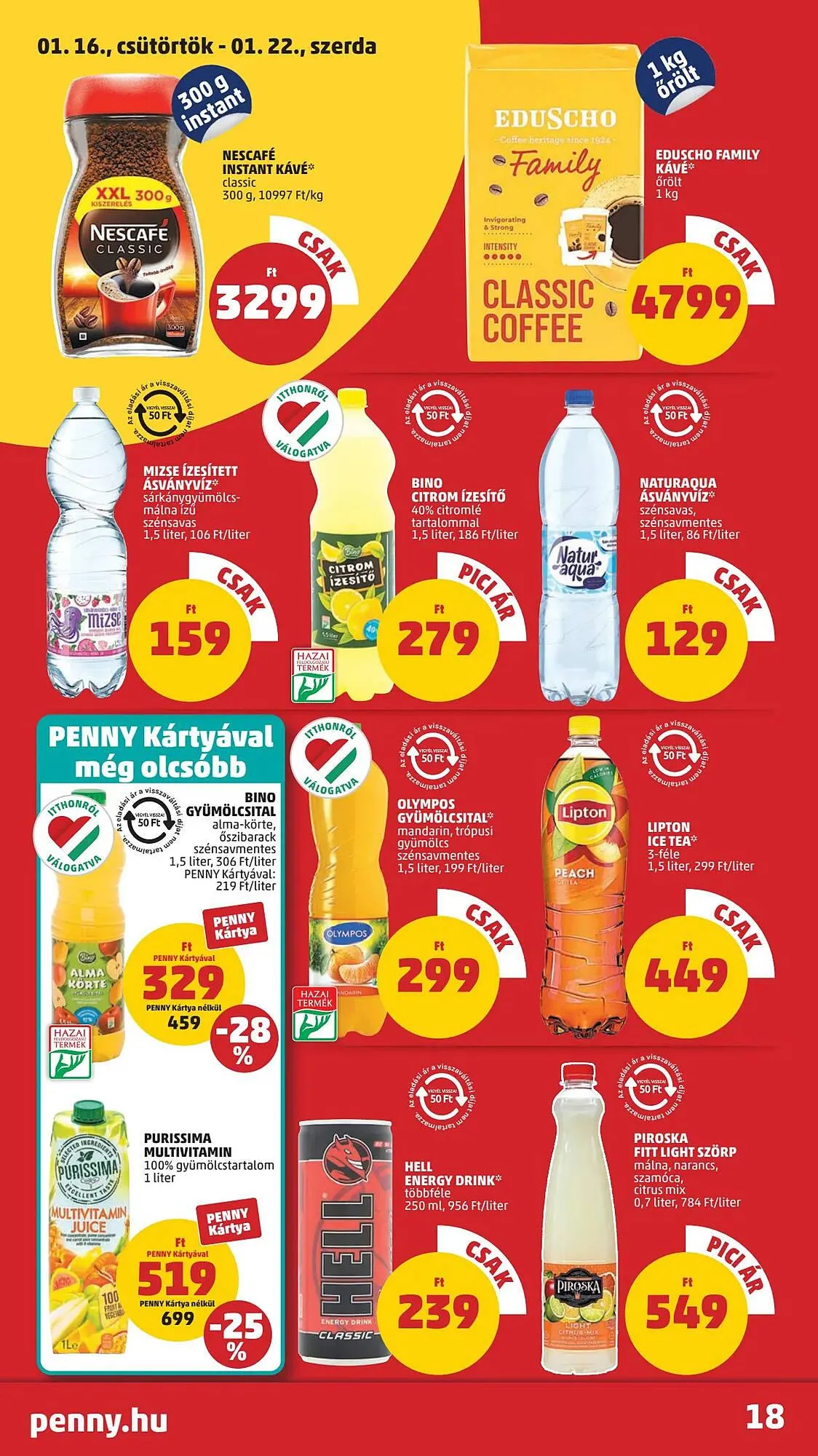 Katalógus PENNY akciós újság január 16.-tól január 22.-ig 2025. - Oldal 18