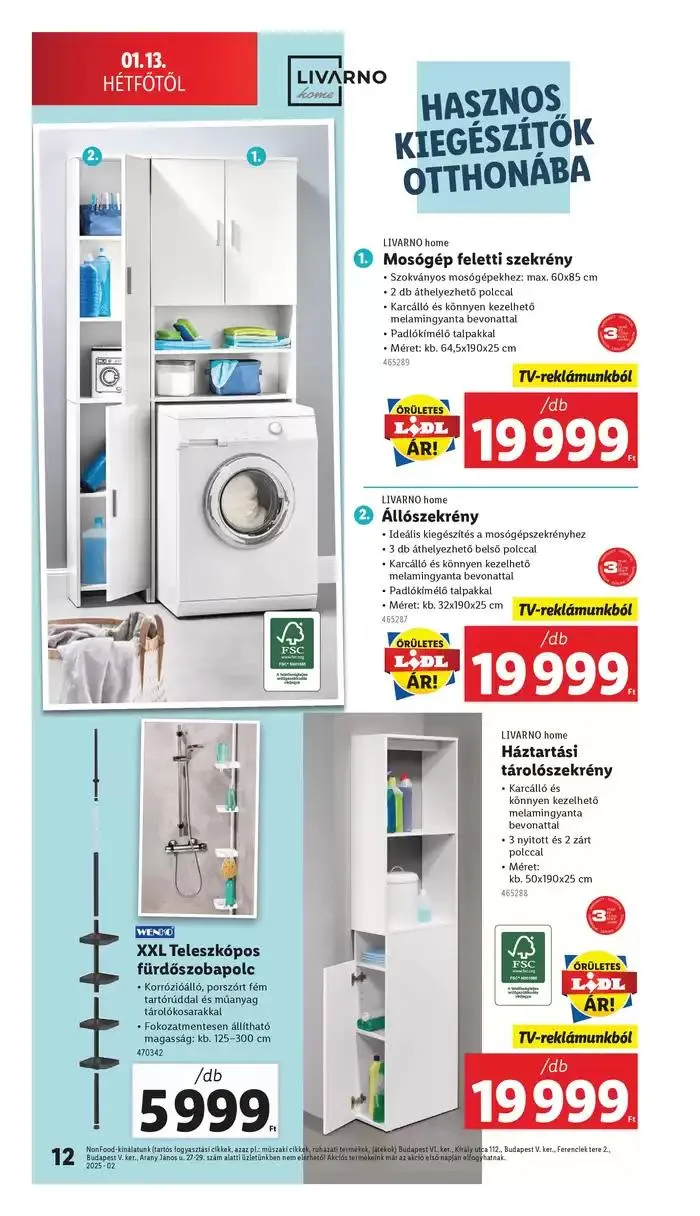 Katalógus Nonfood kínálatunk - 02. hét január 9.-tól január 15.-ig 2025. - Oldal 12