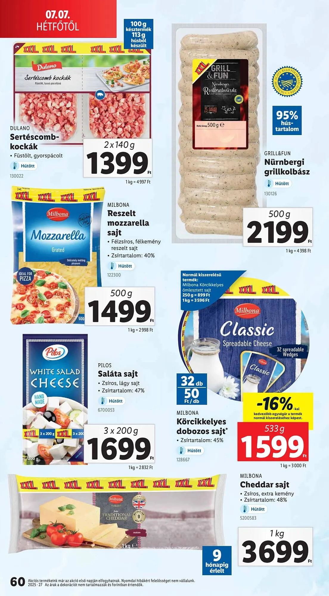 Katalógus Lidl akciós újság július 3.-tól július 9.-ig 2025. - Oldal 60