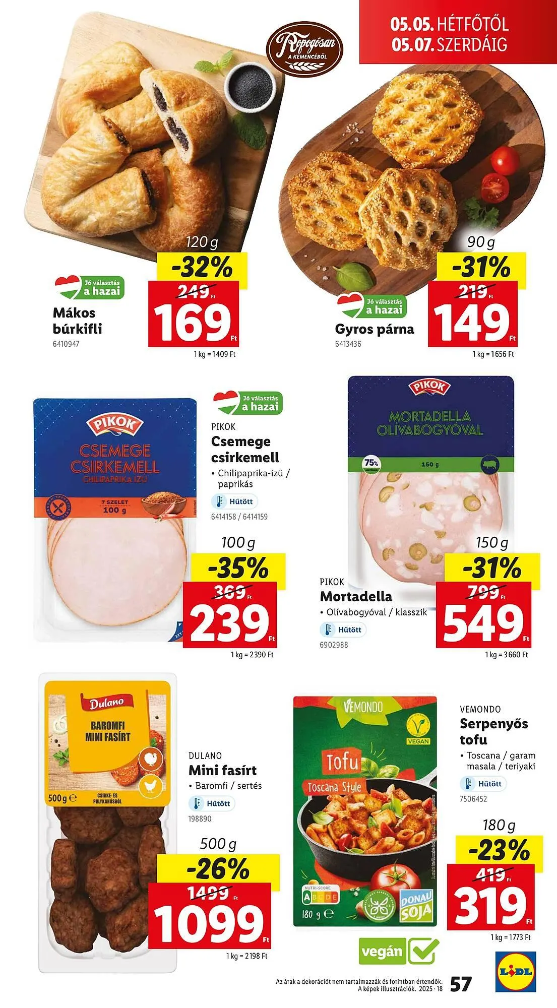 Katalógus Lidl akciós újság április 30.-tól május 4.-ig 2025. - Oldal 57