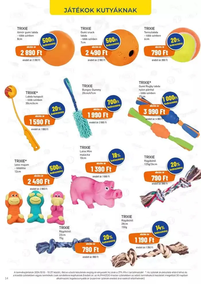 Katalógus Magazine Alphazoo október 21.-tól október 27.-ig 2024. - Oldal 14