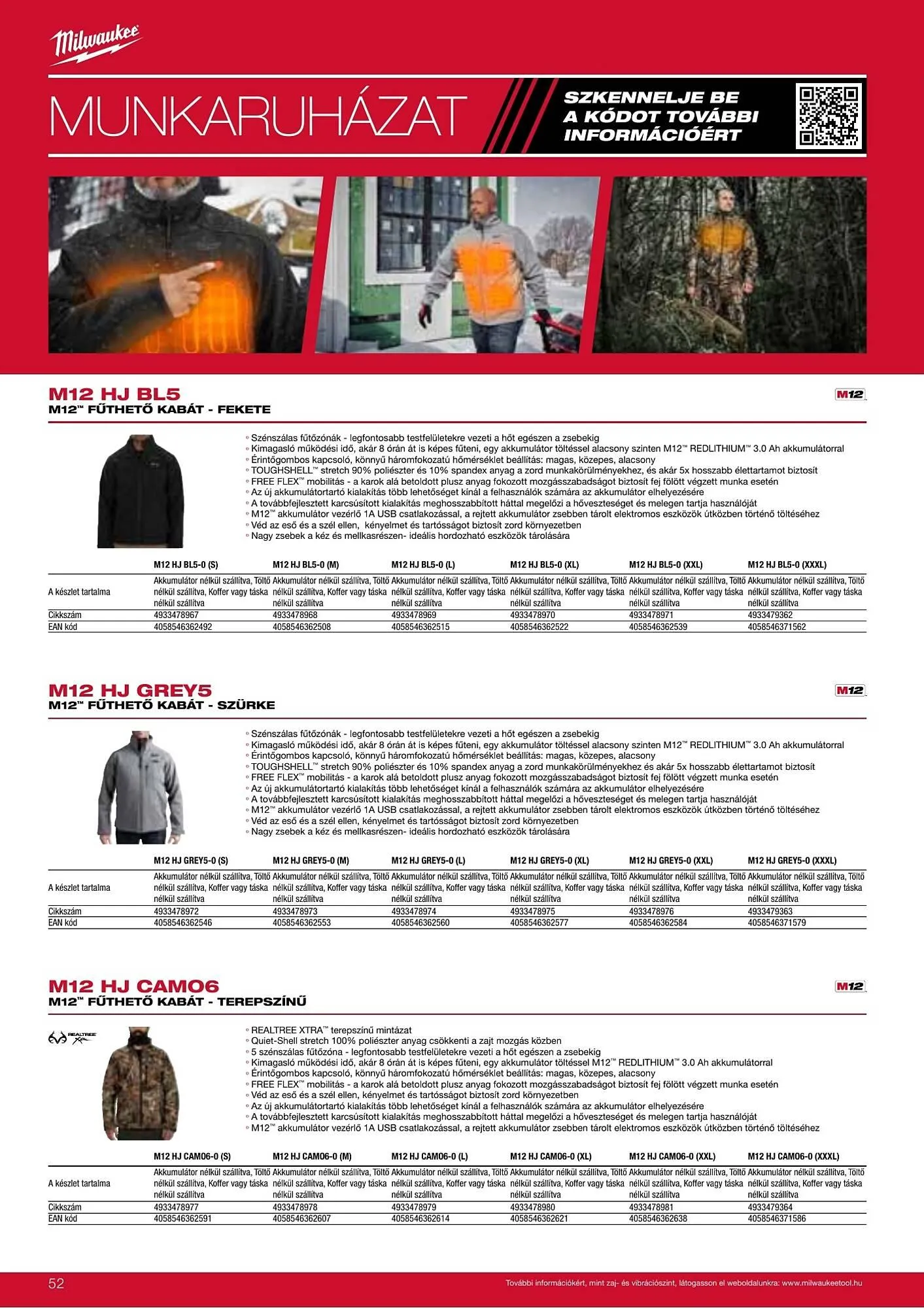Katalógus Milwaukeetool akciós újság augusztus 14.-tól december 31.-ig 2025. - Oldal 52