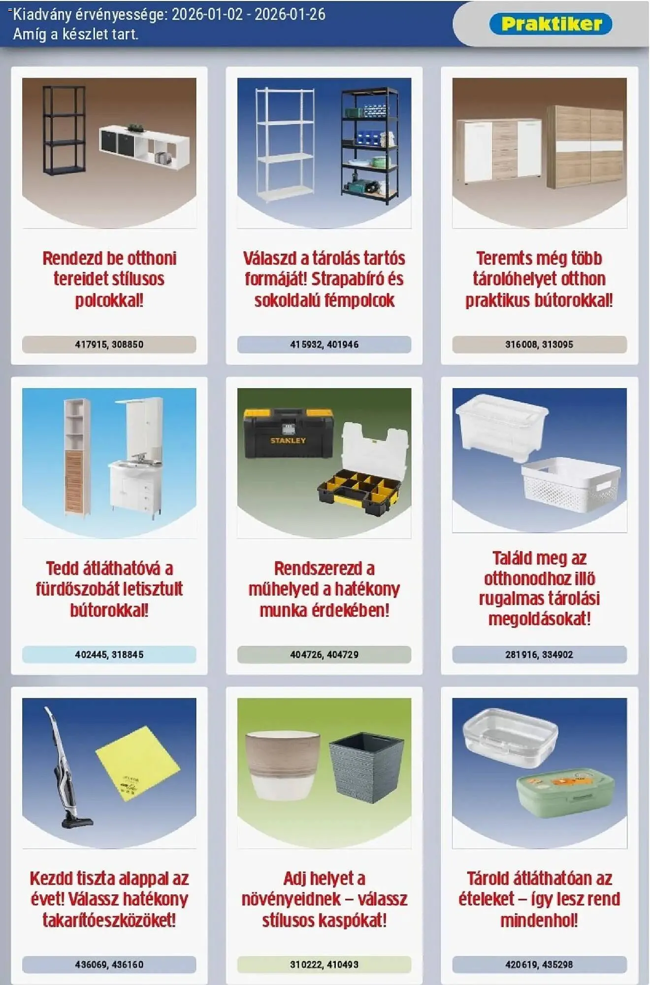 Katalógus Praktiker akciós újság január 2.-tól január 26.-ig 2026. - Oldal 3