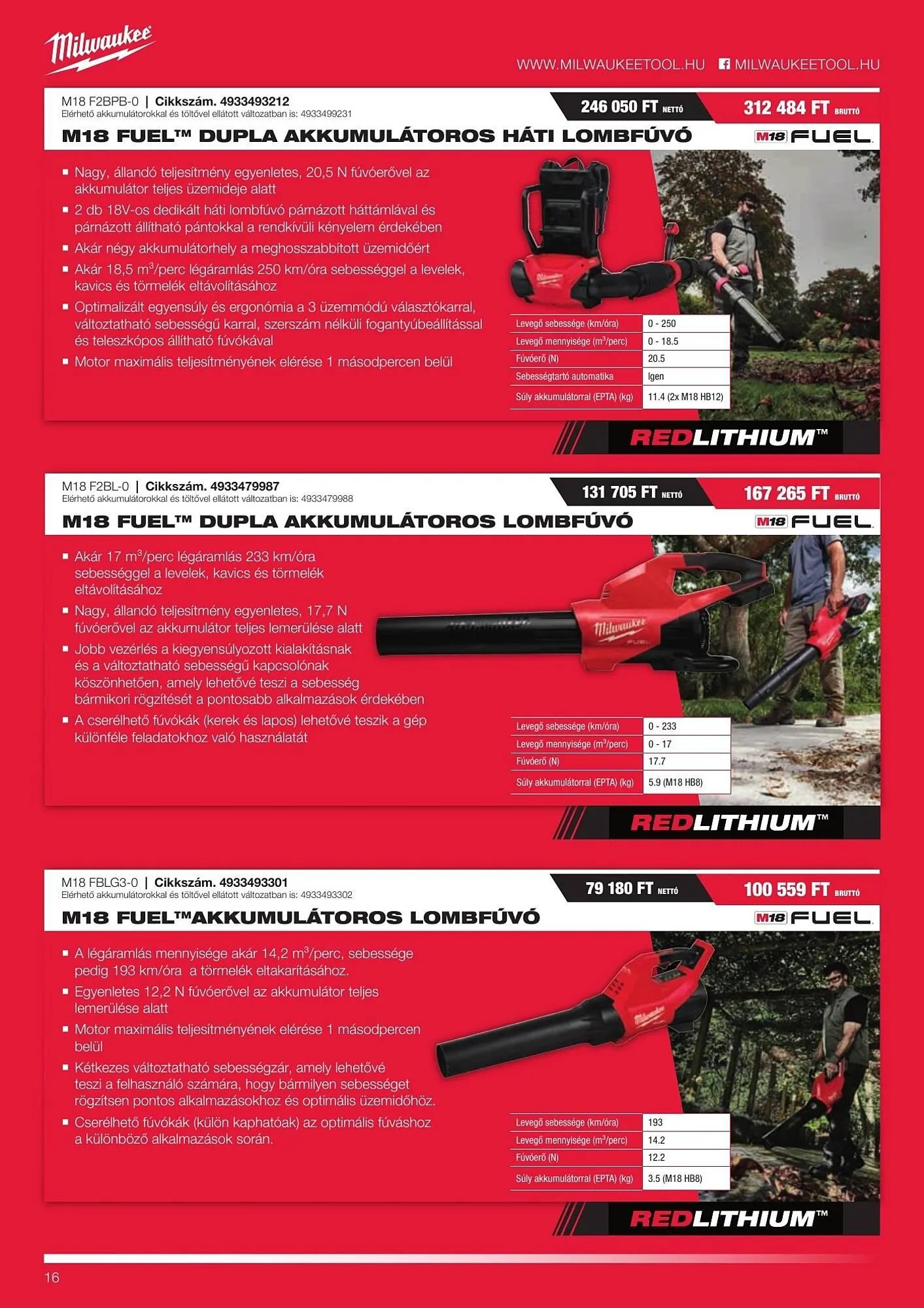 Katalógus Milwaukee akciós újság szeptember 16.-tól december 31.-ig 2025. - Oldal 16