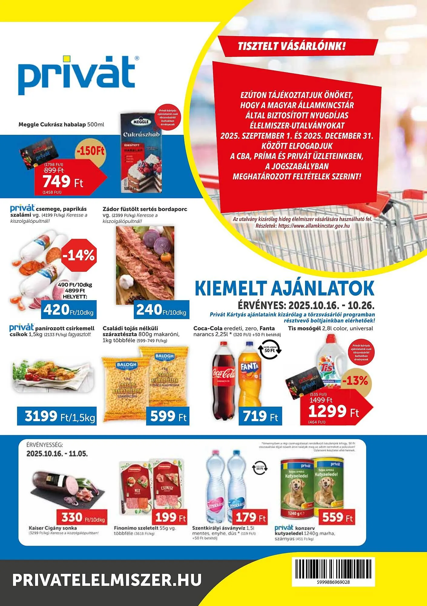 PRIVÁT akciós újság - 1