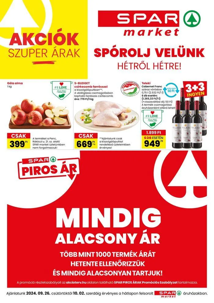 Katalógus Széles választék az ajánlatokból szeptember 26.-tól október 2.-ig 2024. - Oldal 1