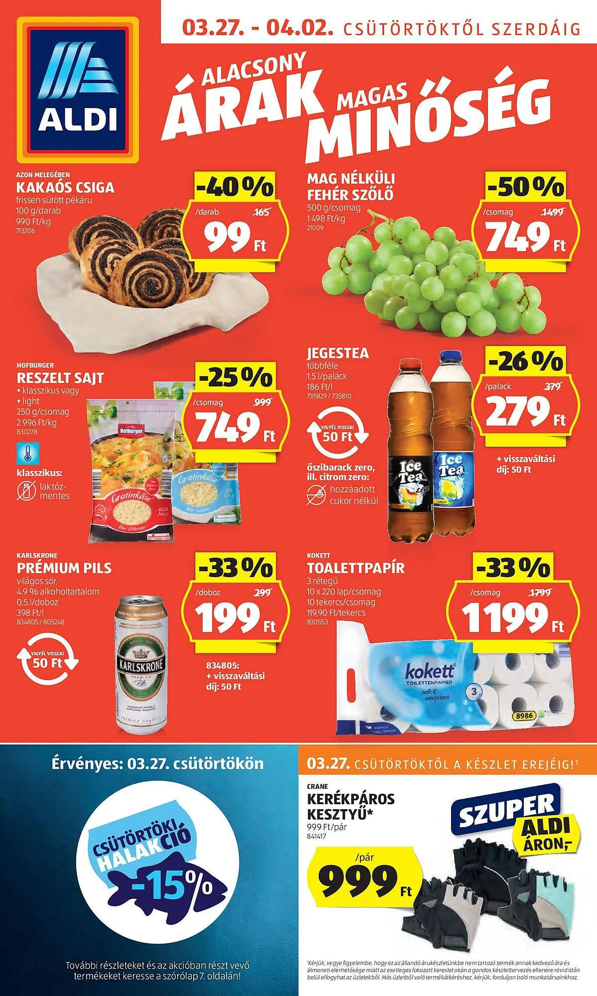 Katalógus ALDI akciós újság március 27.-tól április 2.-ig 2025. - Oldal 1