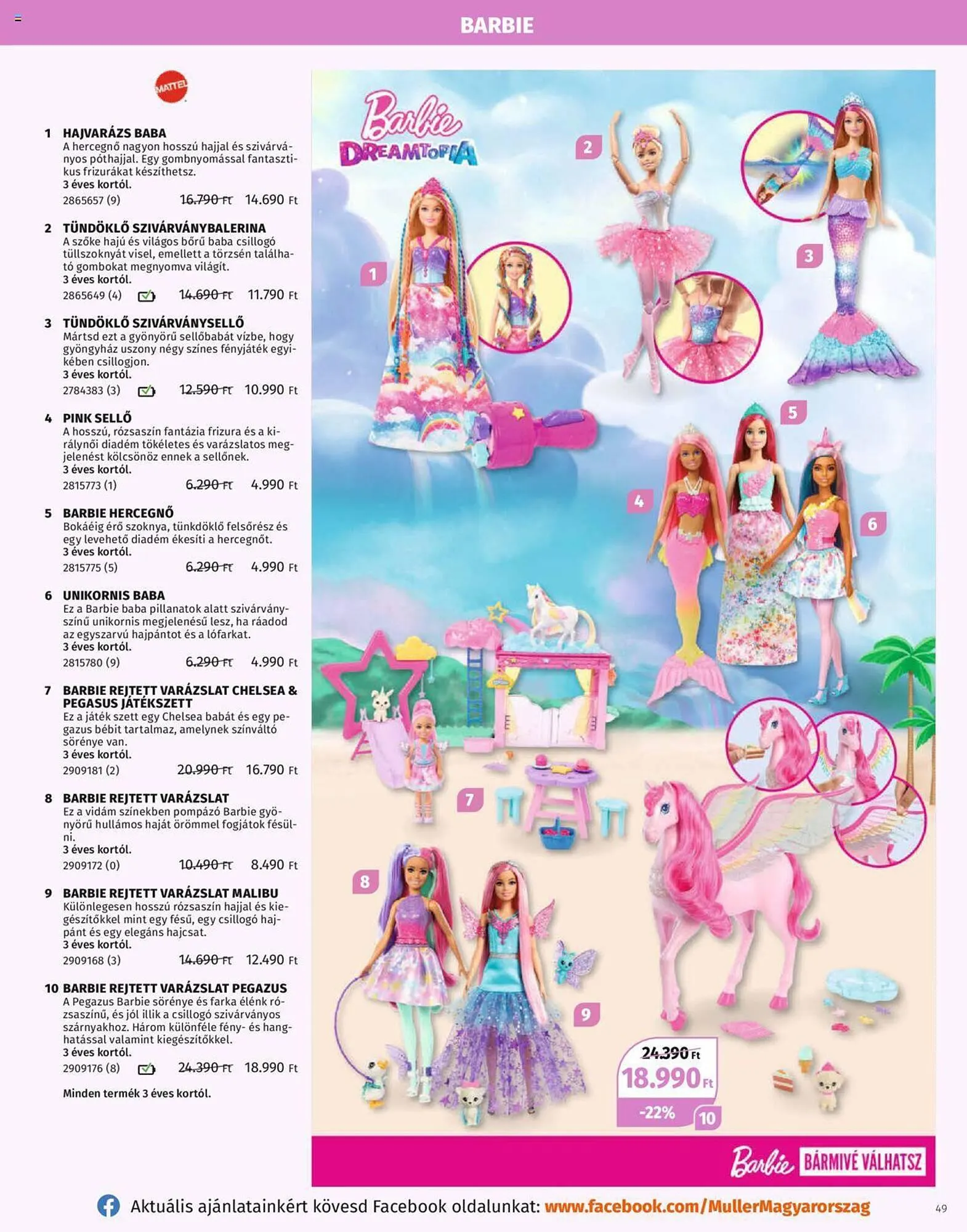 Katalógus Müller akciós újság október 30.-tól december 31.-ig 2023. - Oldal 49