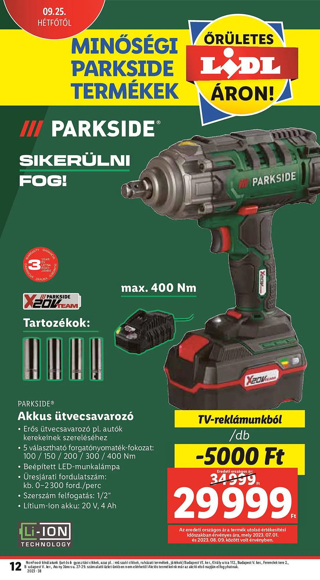 Katalógus Lidl akciós újság szeptember 21.-tól szeptember 27.-ig 2023. - Oldal 12