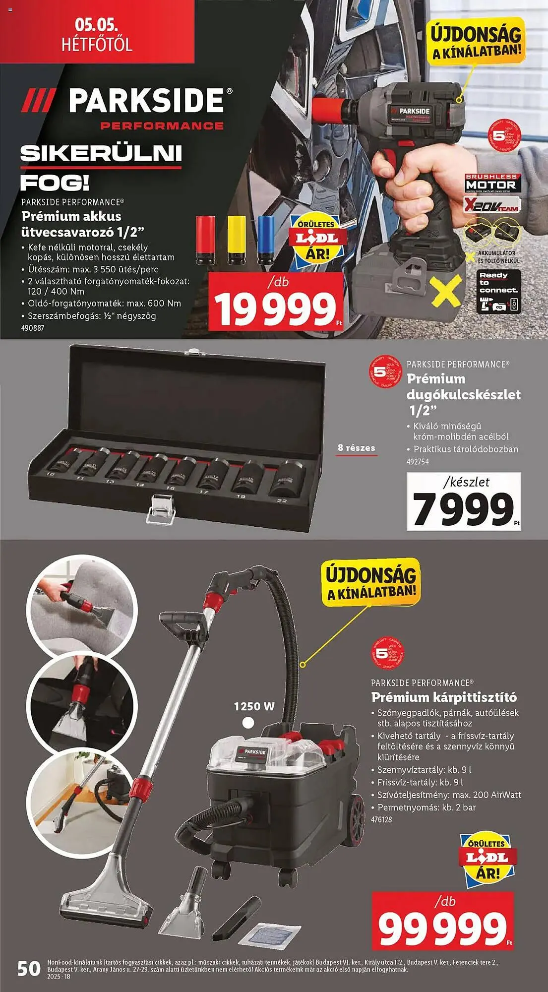 Katalógus Lidl akciós újság április 30.-tól május 7.-ig 2025. - Oldal 50