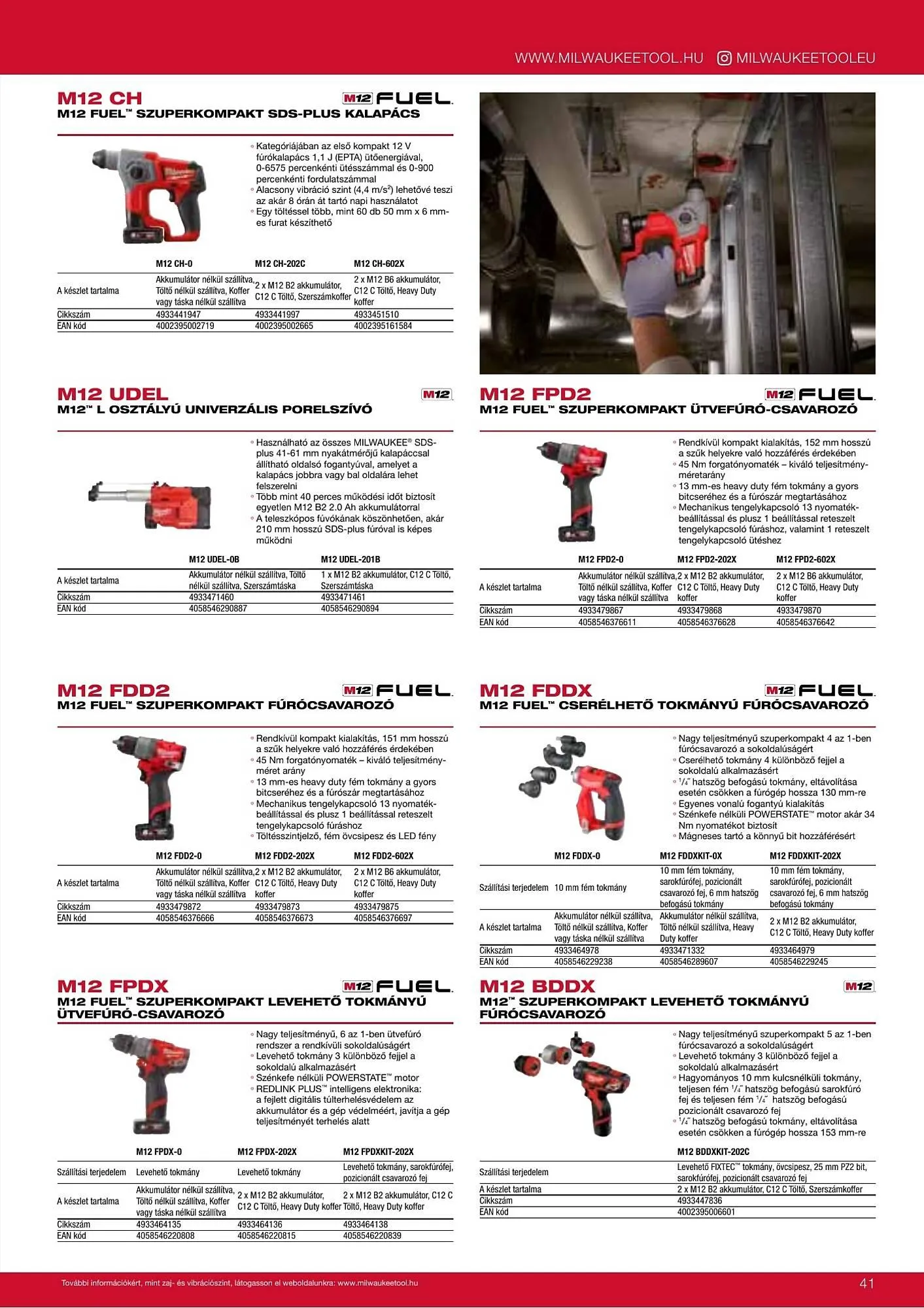 Katalógus Milwaukeetool akciós újság augusztus 14.-tól december 31.-ig 2025. - Oldal 41