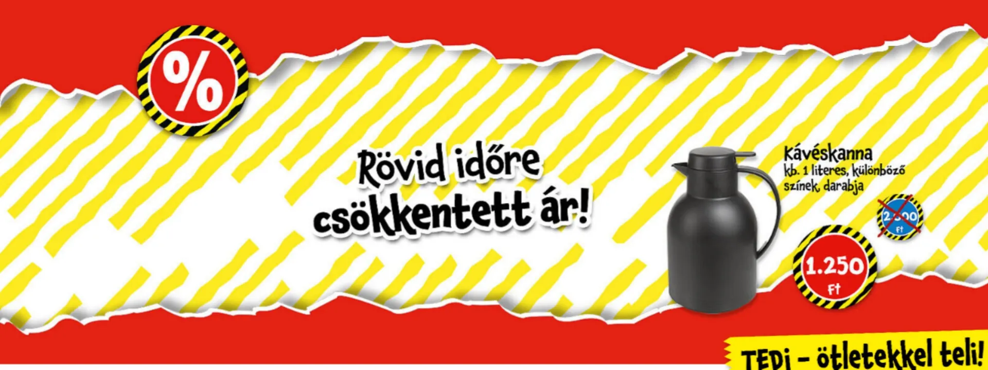 Tedi akciós újság - 1