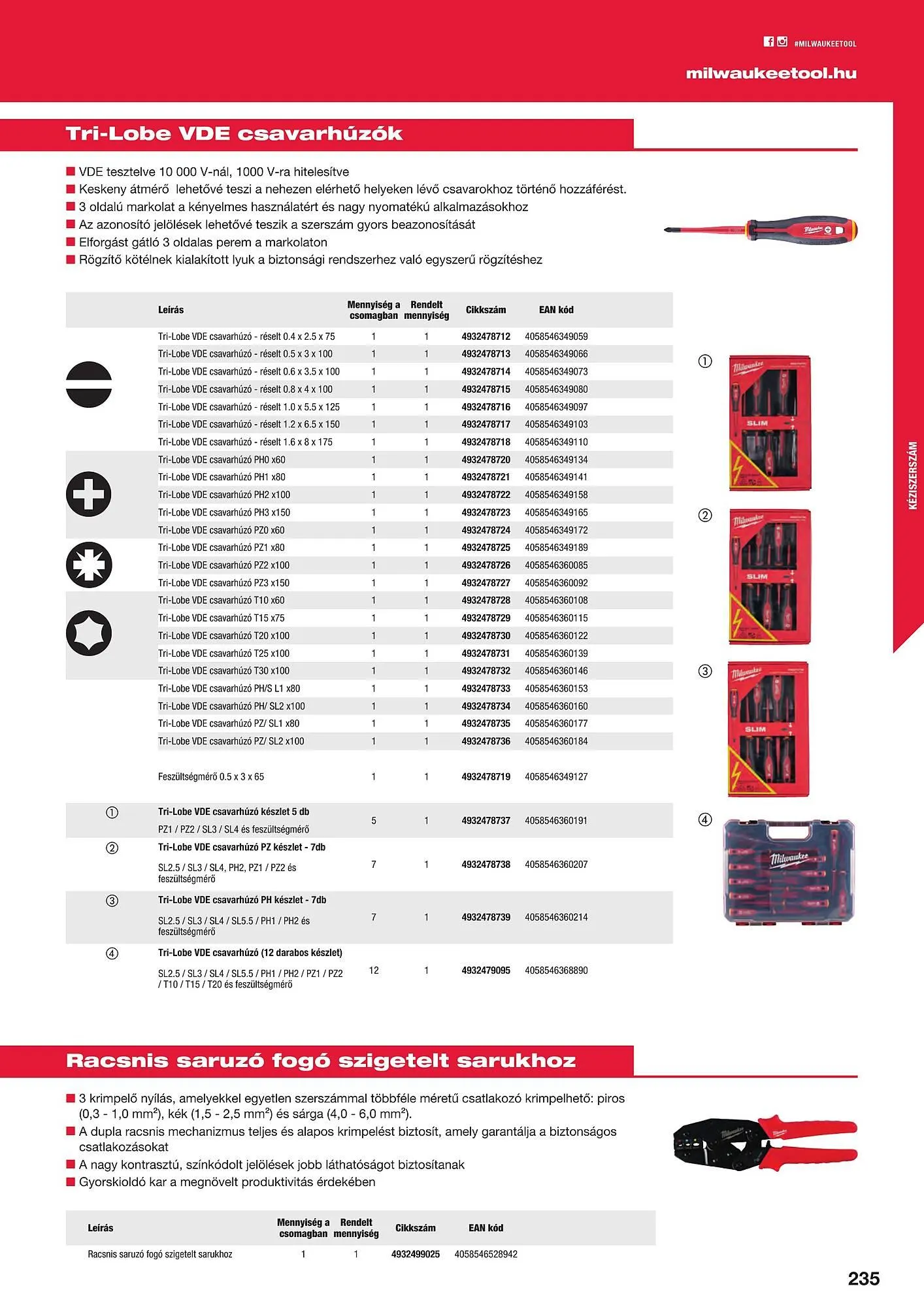 Katalógus Milwaukee akciós újság szeptember 16.-tól december 31.-ig 2025. - Oldal 235