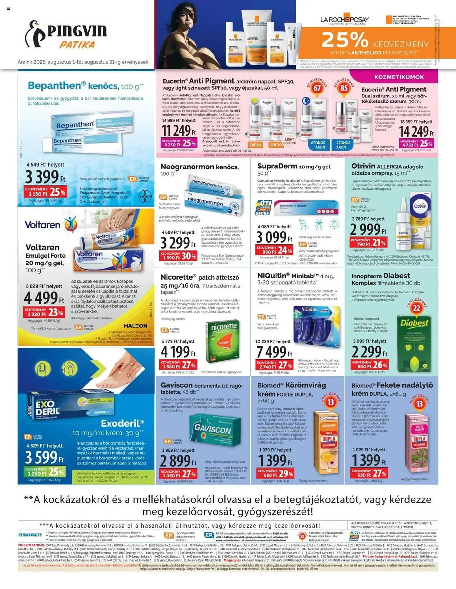 Katalógus Pingvin Patika akciós újság augusztus 1.-tól augusztus 31.-ig 2025. - Oldal 8