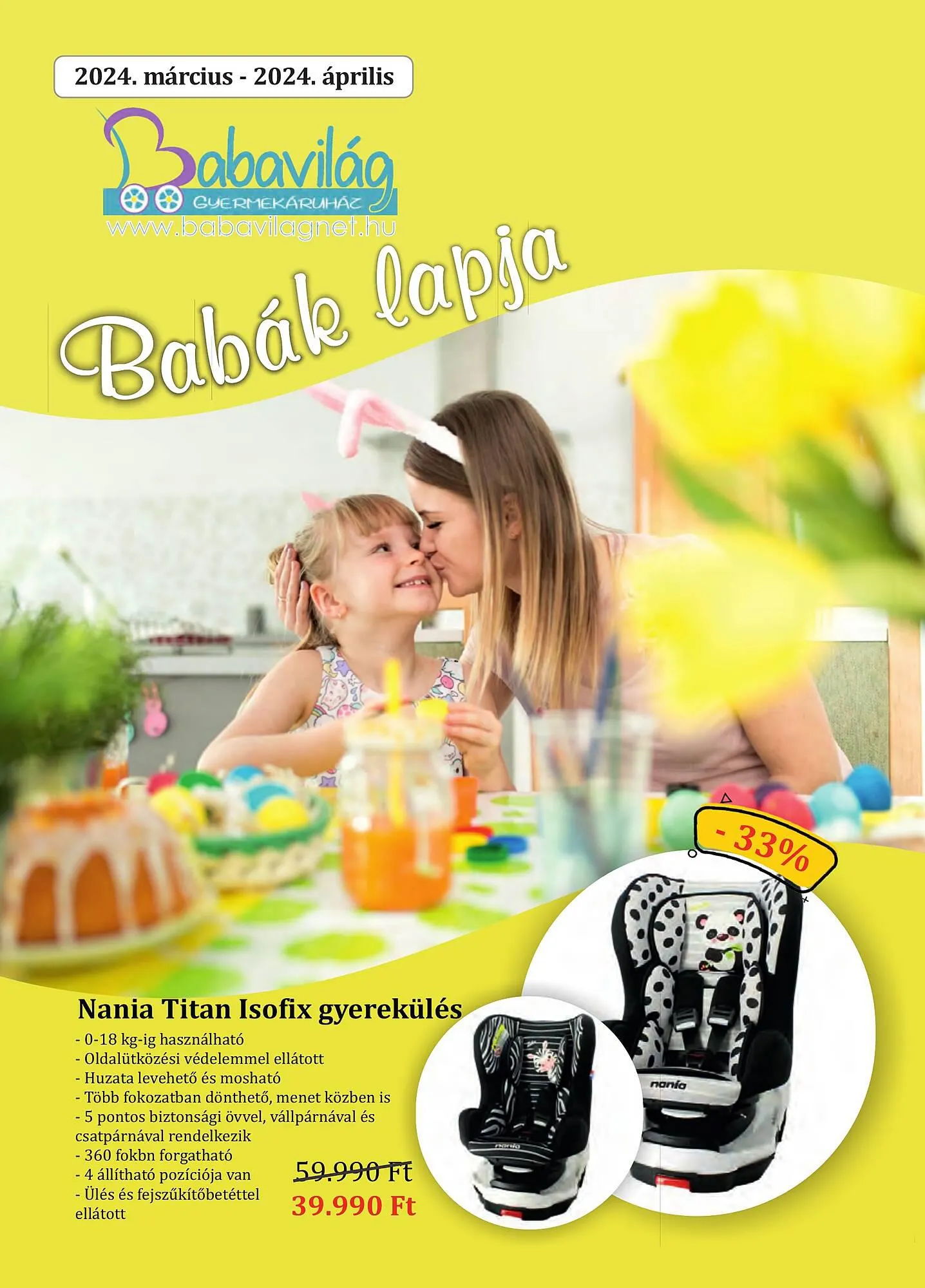 Katalógus Babavilág Gyermekáruház akciós újság március 18.-tól április 30.-ig 2024. - Oldal 