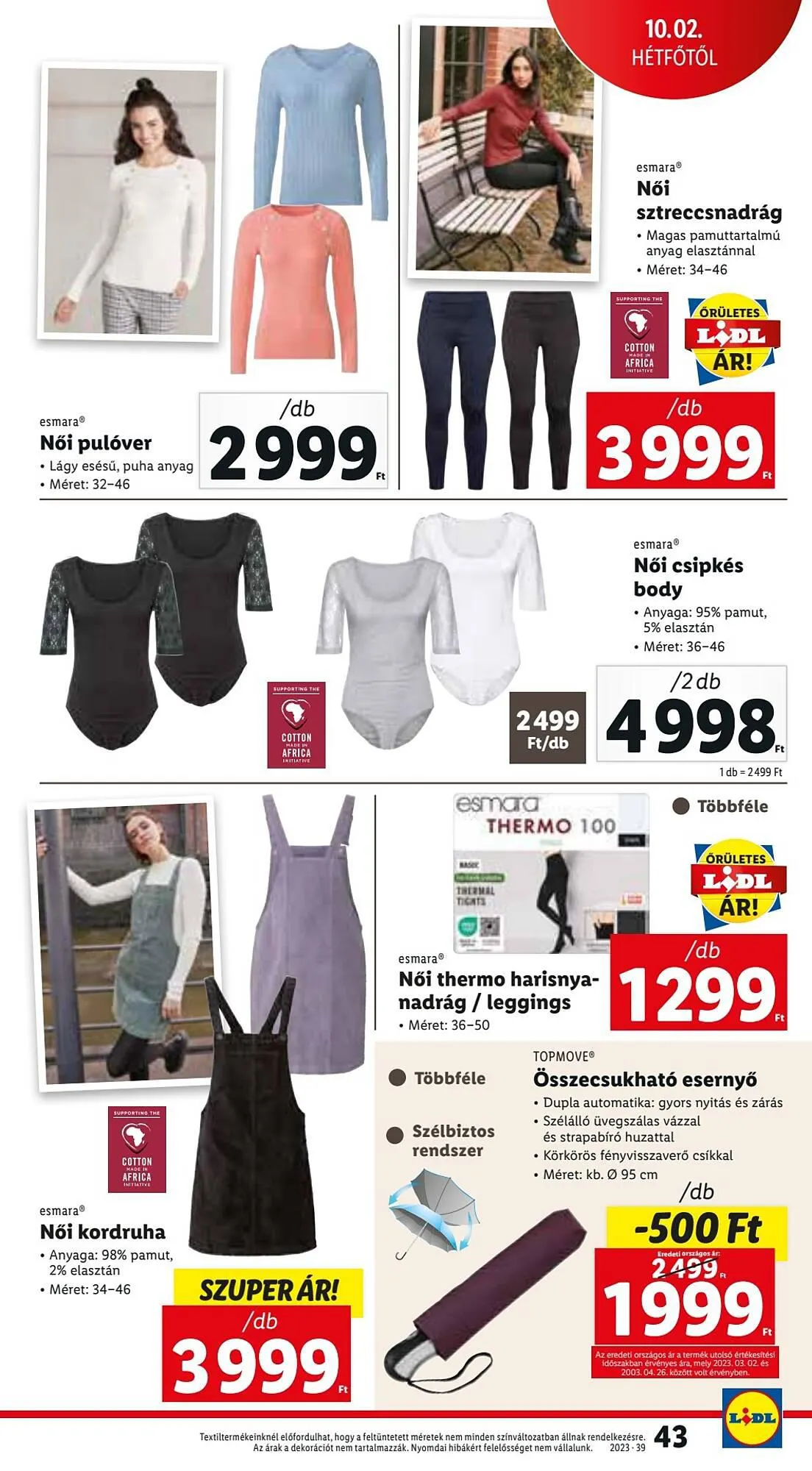 Katalógus Lidl akciós újság szeptember 28.-tól október 4.-ig 2023. - Oldal 43