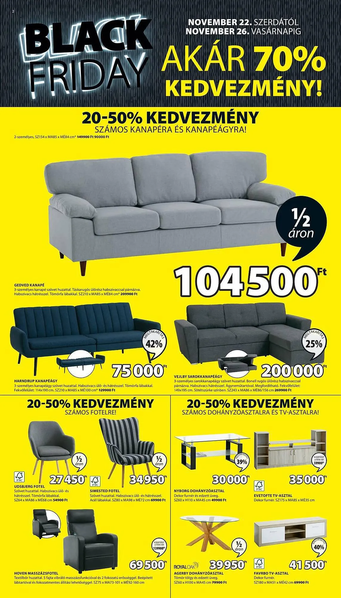 Katalógus JYSK akciós újság november 22.-tól november 26.-ig 2023. - Oldal 2