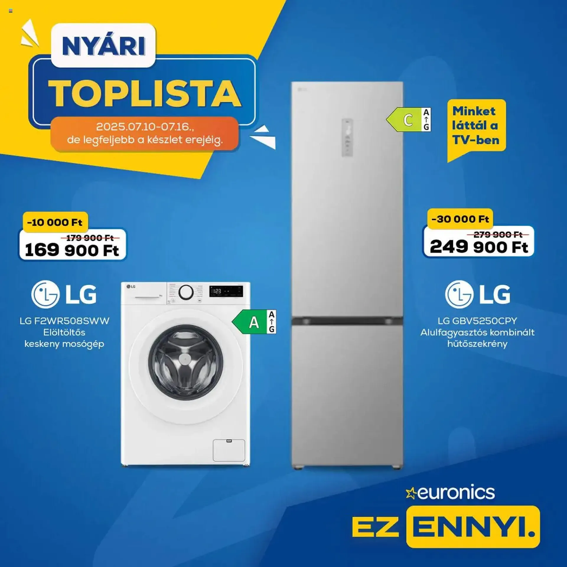 Katalógus Euronics akciós újság július 10.-tól július 16.-ig 2025. - Oldal 3