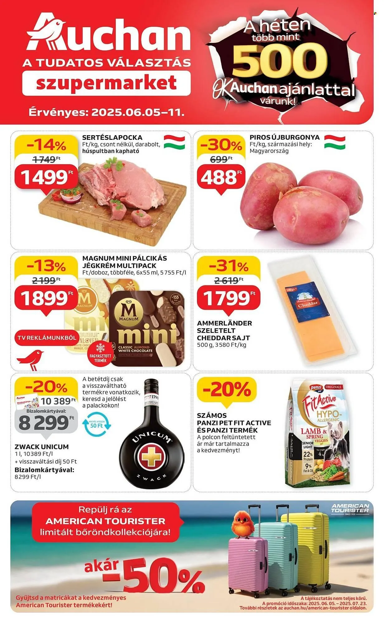 Katalógus Auchan akciós újság június 5.-tól június 11.-ig 2025. - Oldal 1
