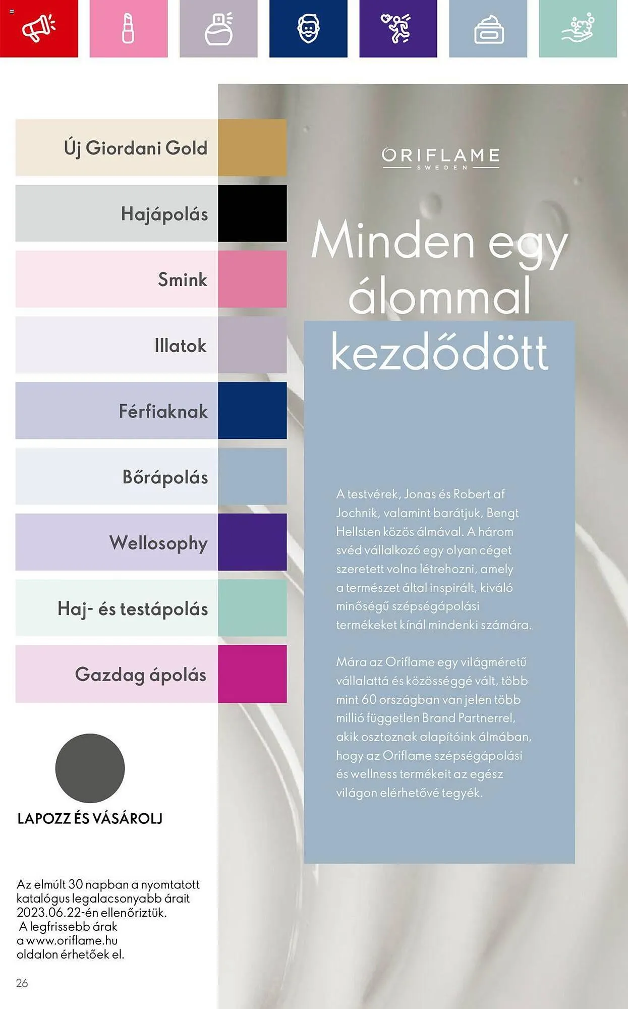 Katalógus Oriflame akciós újság szeptember 20.-tól október 10.-ig 2023. - Oldal 26