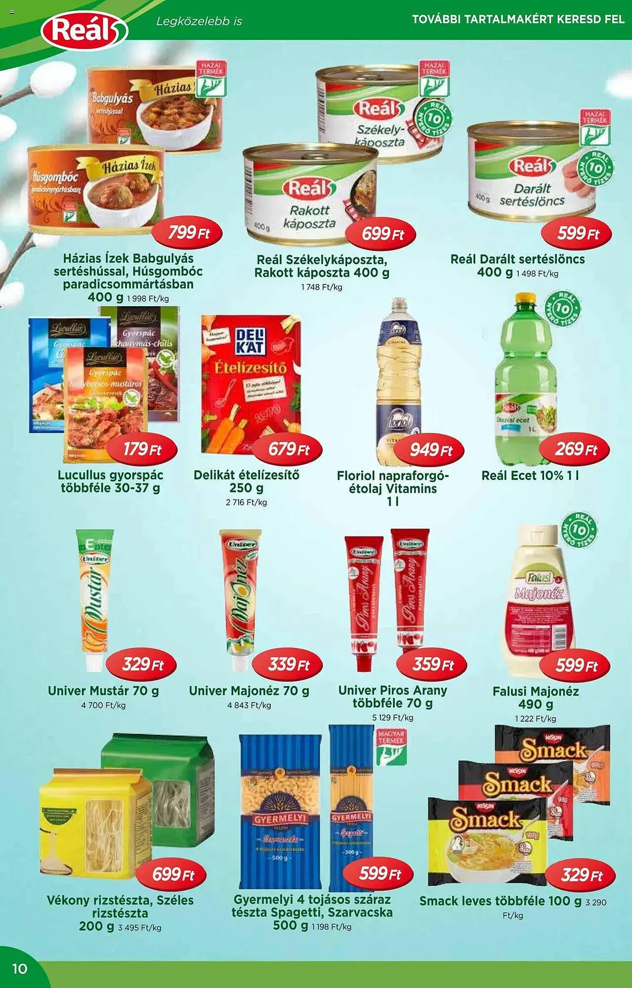 Katalógus Real akciós újság március 5.-tól március 16.-ig 2025. - Oldal 10