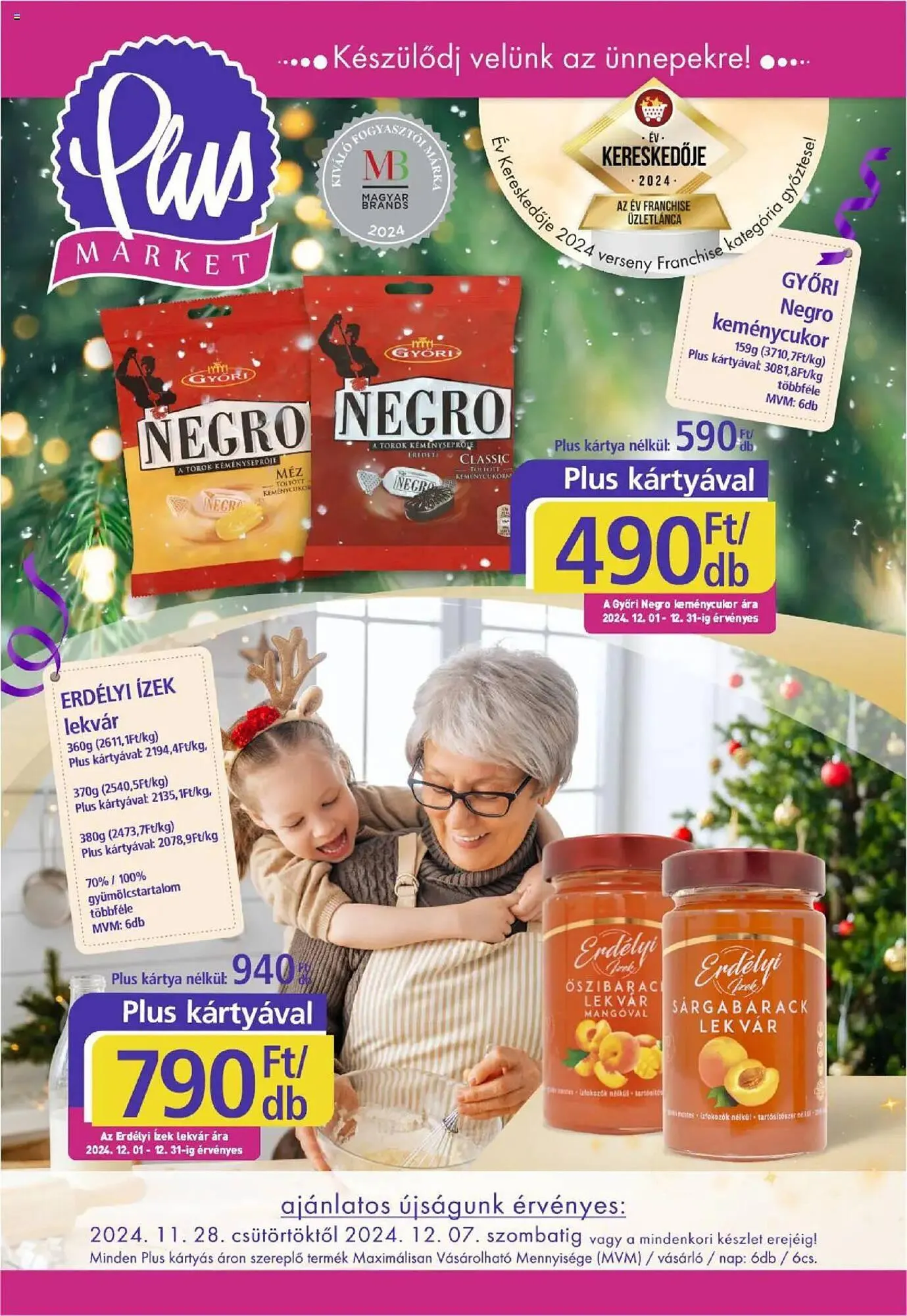 Katalógus PlusMarket akciós újság november 28.-tól december 7.-ig 2024. - Oldal 1