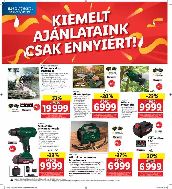 Katalógus Exkluzív ajánlatok ügyfeleinknek december 5.-tól december 8.-ig 2024. - Oldal 4