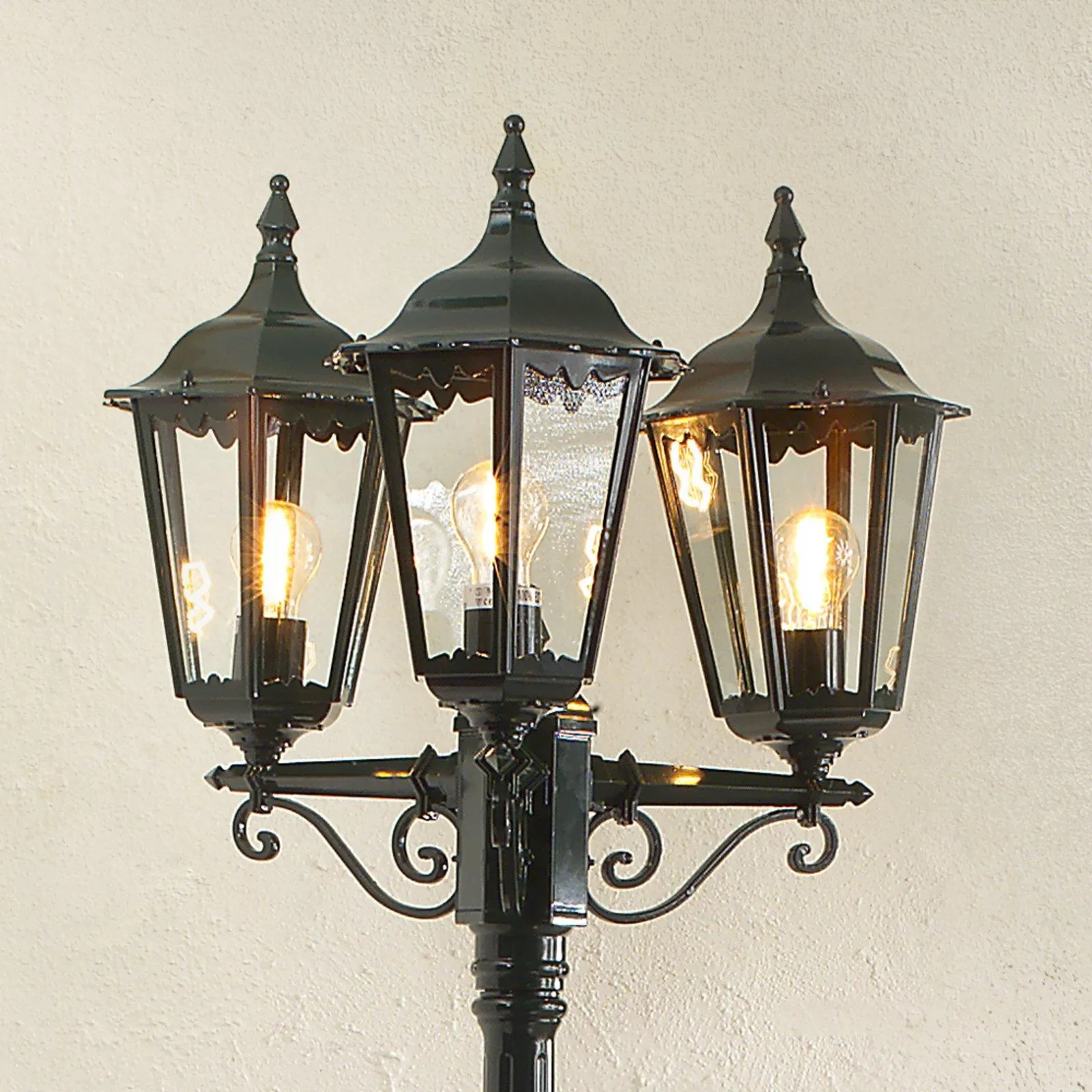 Árbóc lámpa Firenze, 3 izzós, zöld