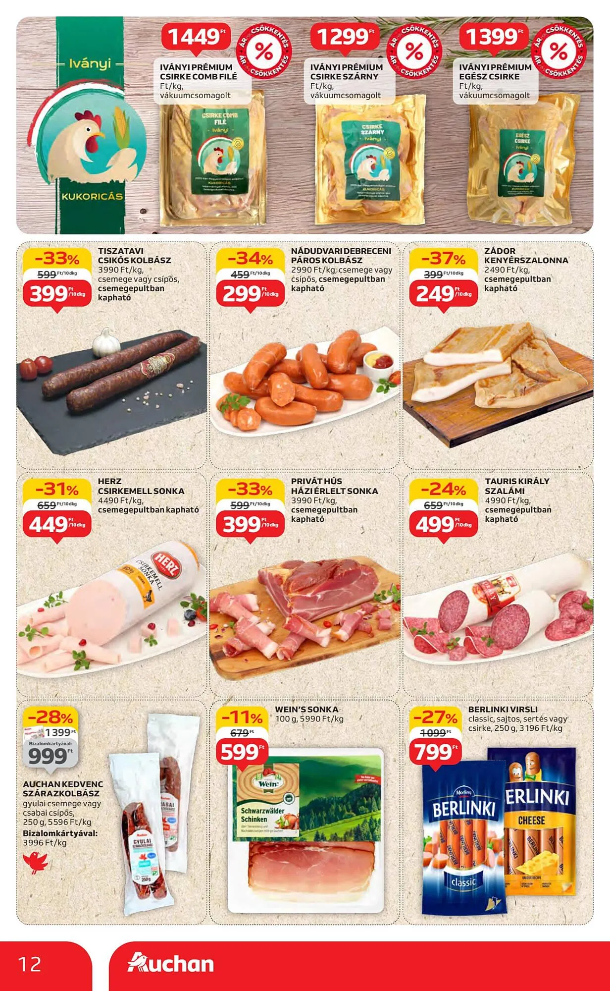 Katalógus Auchan akciós újság július 17.-tól július 23.-ig 2025. - Oldal 12