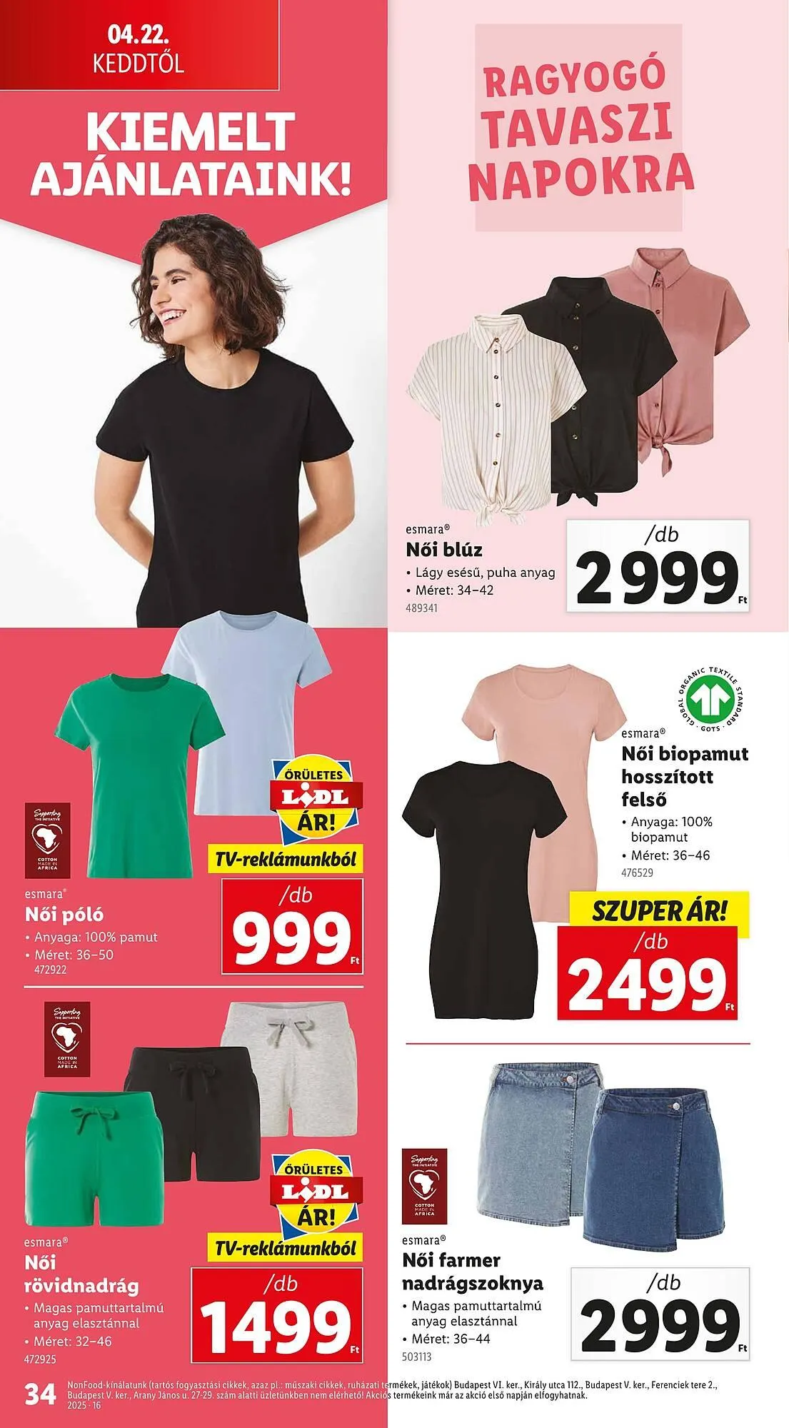 Katalógus Lidl akciós újság április 16.-tól április 19.-ig 2025. - Oldal 34