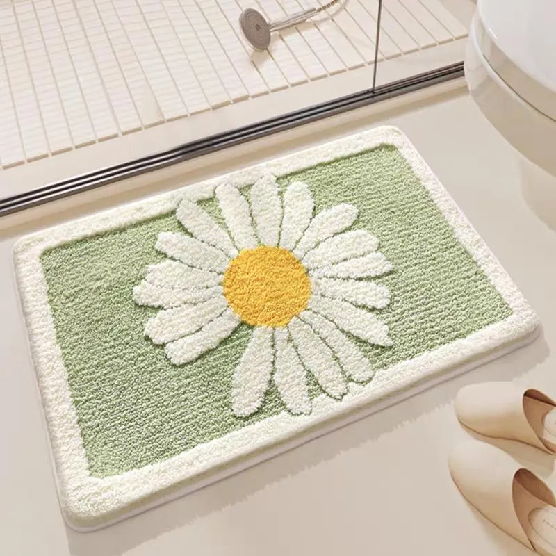 Puha szőnyeg/kádkilépő 40x60 cm - virágmintás