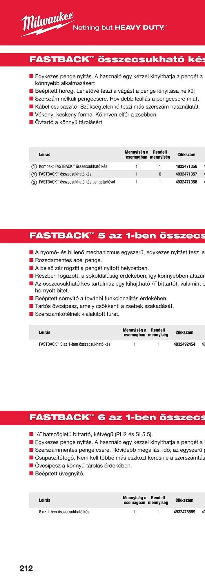 Katalógus Milwaukee akciós újság szeptember 16.-tól december 31.-ig 2025. - Oldal 422