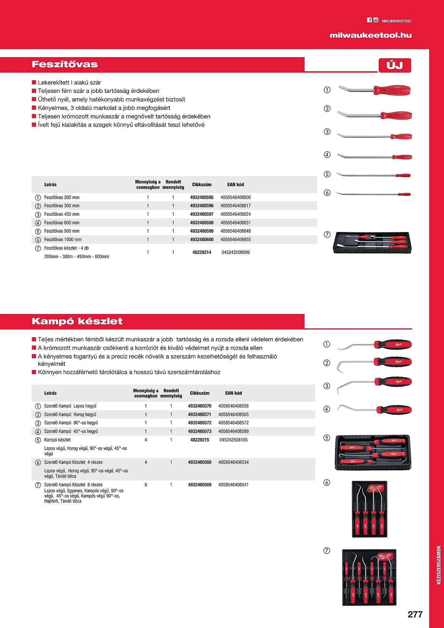 Katalógus Milwaukeetool akciós újság augusztus 14.-tól december 31.-ig 2024. - Oldal 277