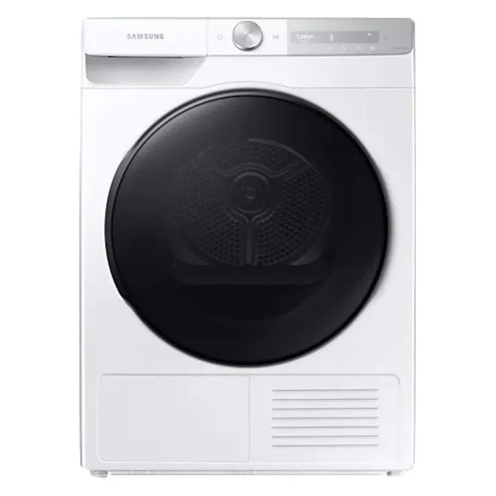 Samsung DV90T7240BH/S7 Hőszivattyús szárítógép, 9 kg, AI Control, Super Speed, Hygiene Care, Optimal Dry, Air Wash, Wifi, C energiaosztály, Fehér