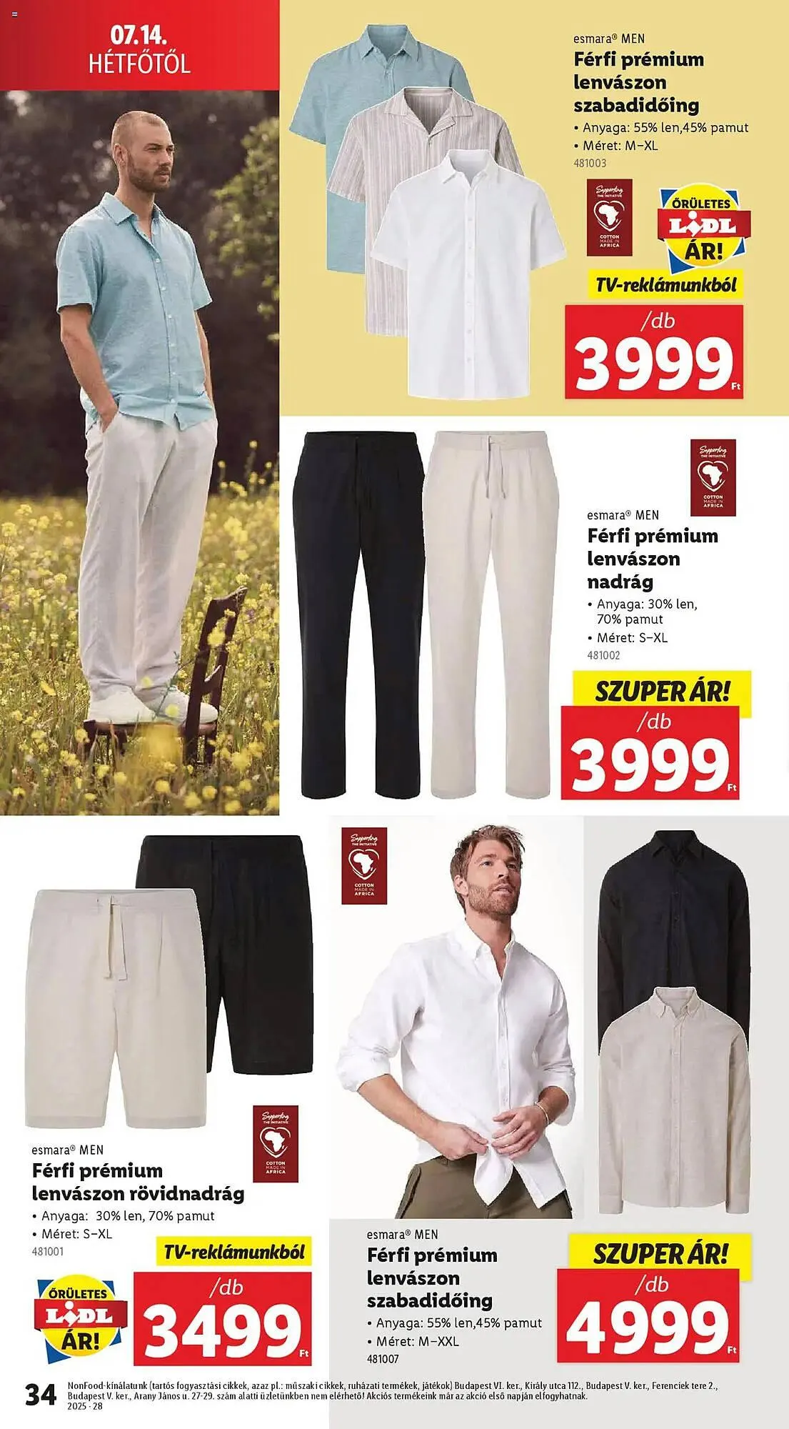 Katalógus Lidl akciós újság július 10.-tól július 16.-ig 2025. - Oldal 34