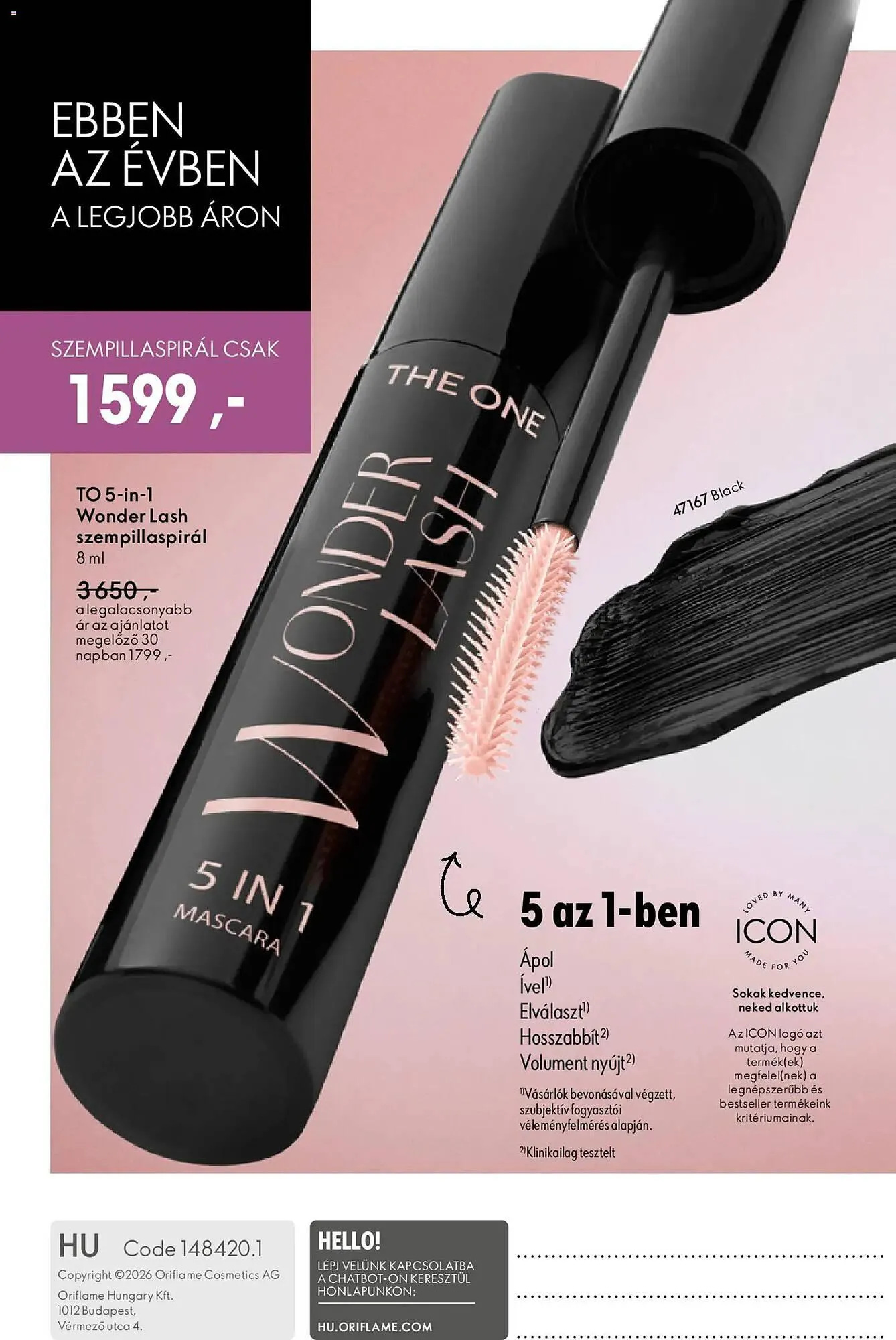 Katalógus Oriflame katalógus május 6.-tól május 26.-ig 2026. - Oldal 164
