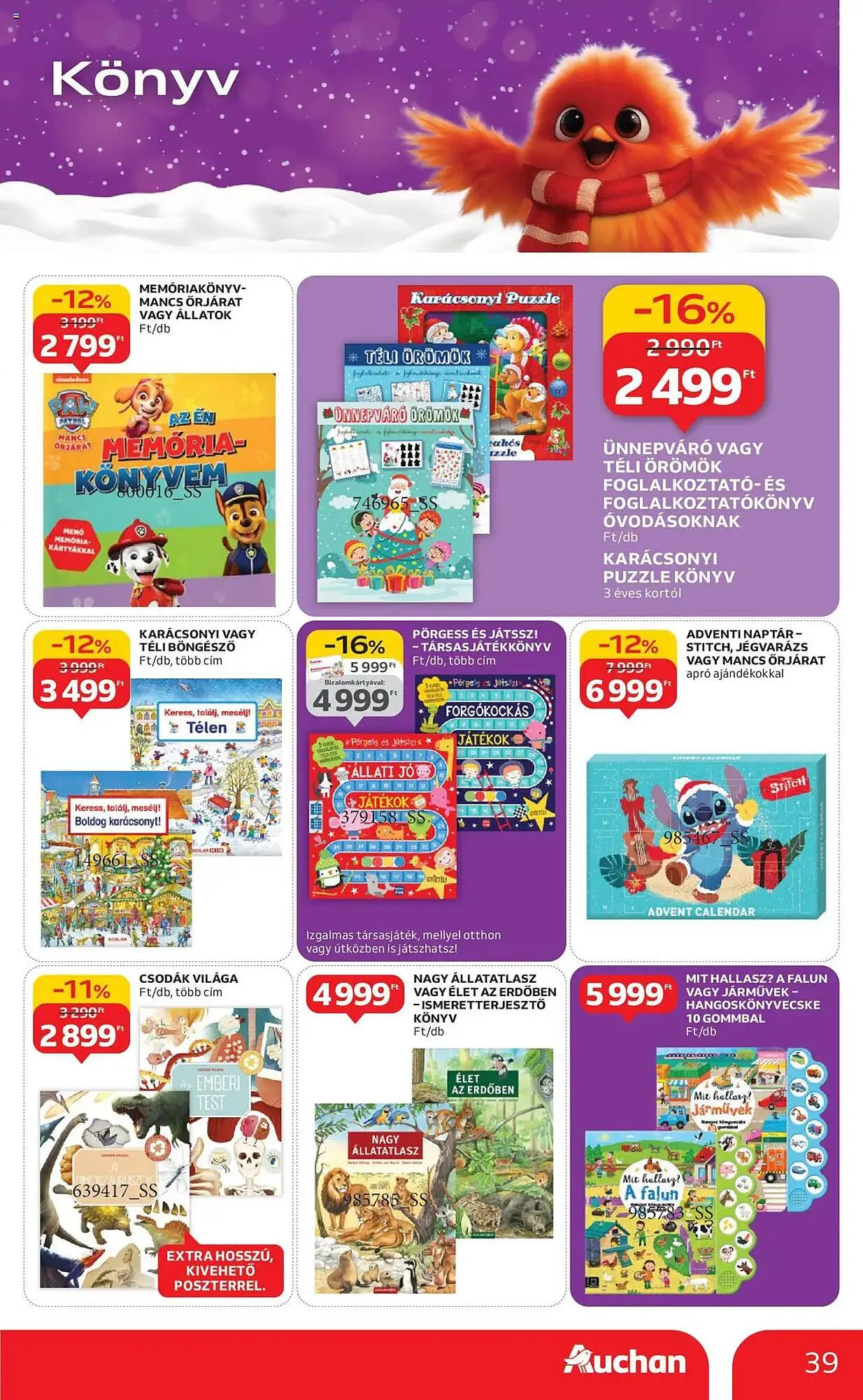 Katalógus Auchan akciós újság október 24.-tól november 26.-ig 2025. - Oldal 39