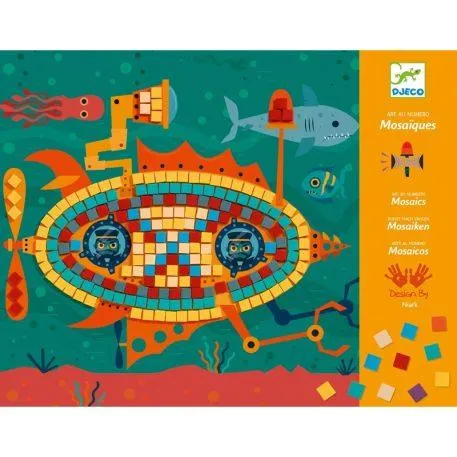 Járművek - Mozaik készítő - Ace at the wheel - Djeco