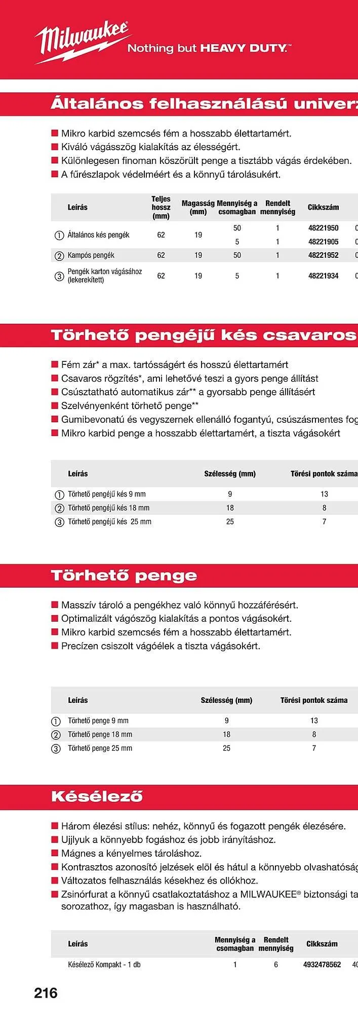Katalógus Milwaukee akciós újság szeptember 16.-tól december 31.-ig 2025. - Oldal 430