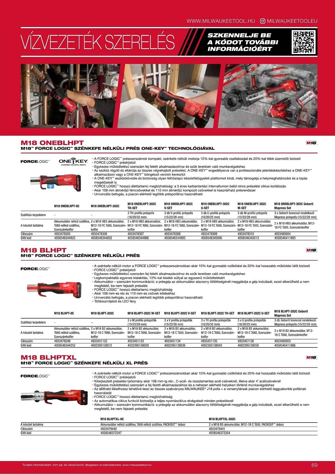 Katalógus Milwaukee akciós újság szeptember 16.-tól december 31.-ig 2026. - Oldal 69