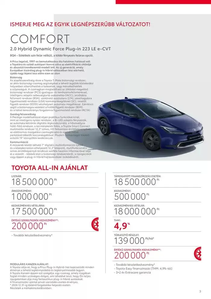 Katalógus Toyota Prius október 3.-tól október 3.-ig 2025. - Oldal 3