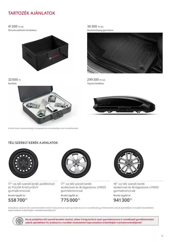 Katalógus Toyota Corolla Cross MY24 november 22.-tól november 22.-ig 2025. - Oldal 6
