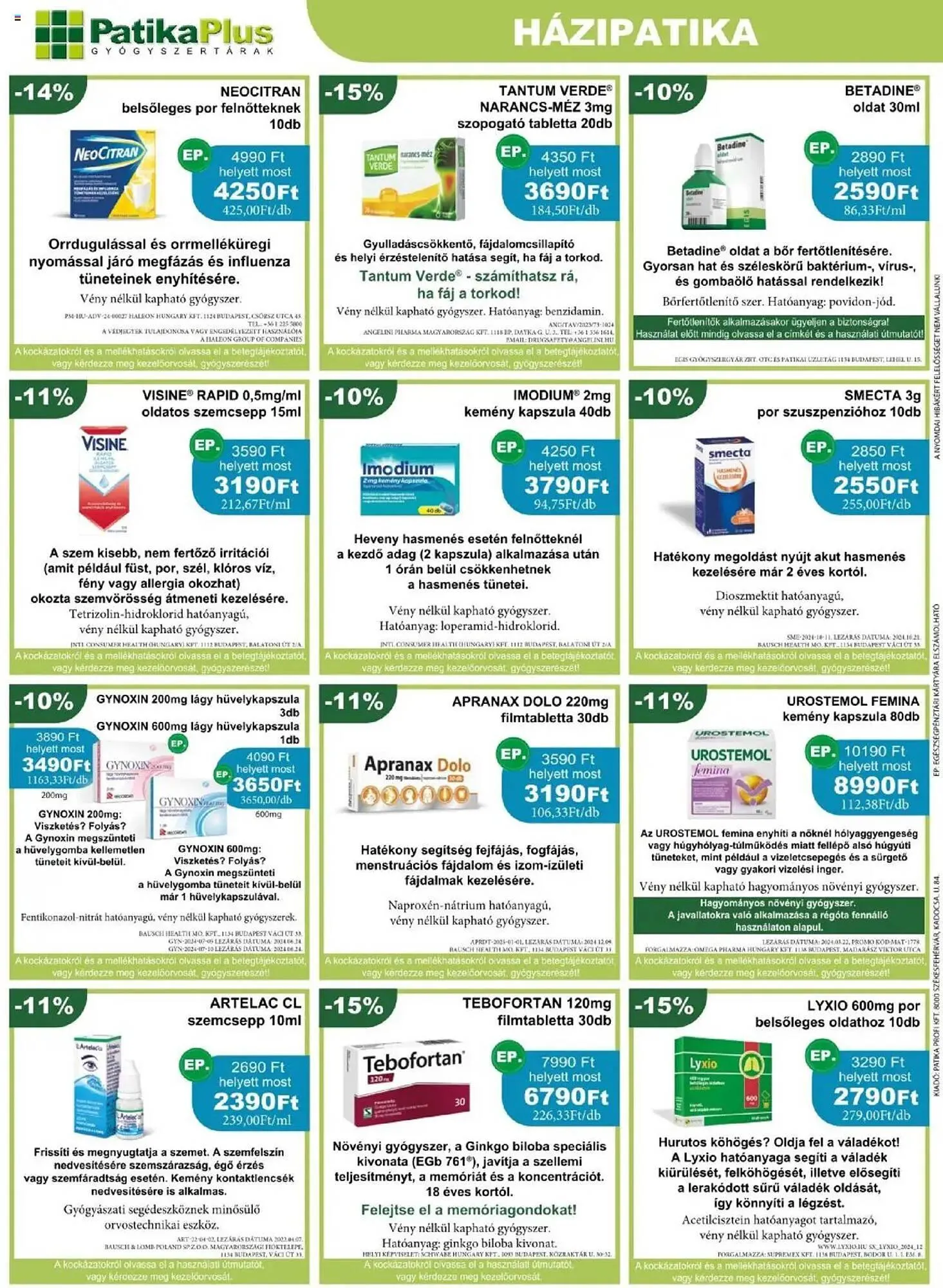 Katalógus PatikaPlus akciós újság április 1.-tól április 30.-ig 2025. - Oldal 2
