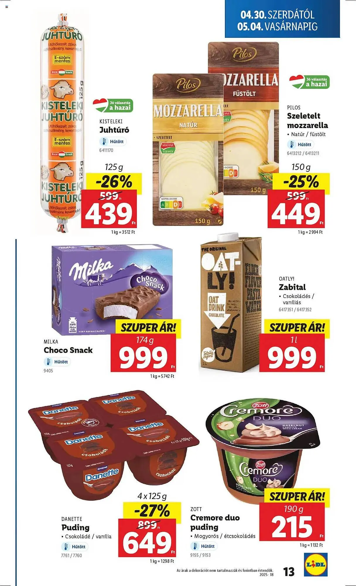 Katalógus Lidl akciós újság április 30.-tól május 7.-ig 2025. - Oldal 13