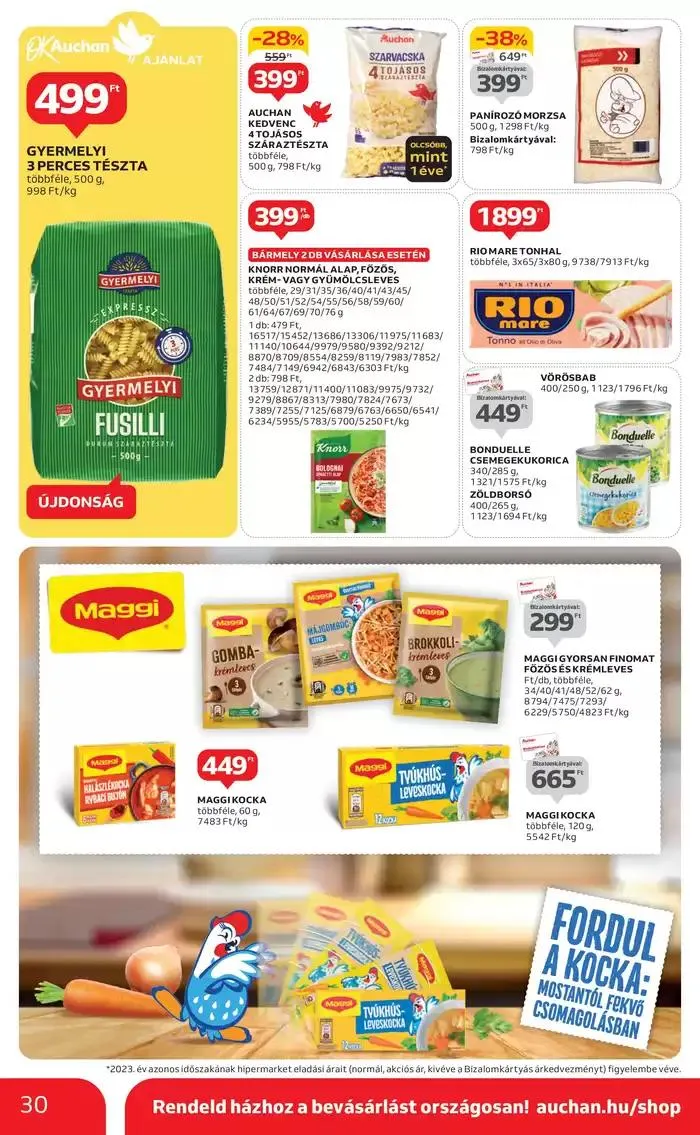 Katalógus Catalog Auchan október 28.-tól november 6.-ig 2024. - Oldal 30